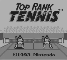 Image n° 1 - screenshots  : Top Ranking Tennis